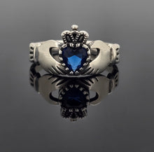 Load image into Gallery viewer, Claddagh ring CZ
