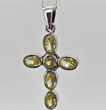 Load image into Gallery viewer, Yellow Cross Pendant