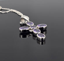 Load image into Gallery viewer, Purple Cross Pendant