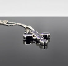 Load image into Gallery viewer, Purple Cross Pendant