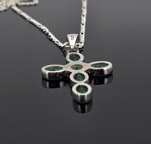 Load image into Gallery viewer, Green Cross Pendant