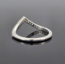 Load image into Gallery viewer, CZ Wishbone Ring