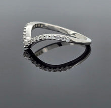Load image into Gallery viewer, CZ Wishbone Ring