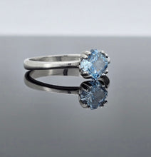 Load image into Gallery viewer, Square Solitaire CZ Ring