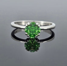 Load image into Gallery viewer, Square Solitaire CZ Ring