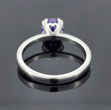 Load image into Gallery viewer, Square Solitaire CZ Ring
