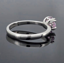 Load image into Gallery viewer, Square Solitaire CZ Ring
