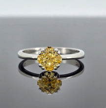 Load image into Gallery viewer, Square Solitaire CZ Ring
