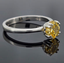 Load image into Gallery viewer, Square Solitaire CZ Ring
