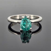 Load image into Gallery viewer, Teardrop Solitaire CZ Ring
