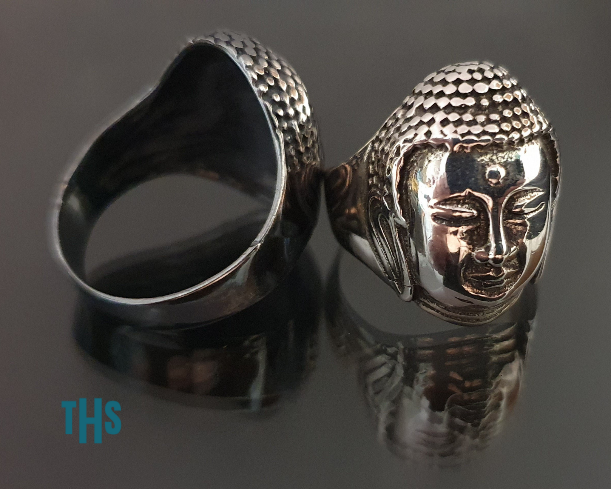 Buddha ring silver - Buddhist Images