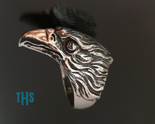 Load image into Gallery viewer, Eagle head Ring
